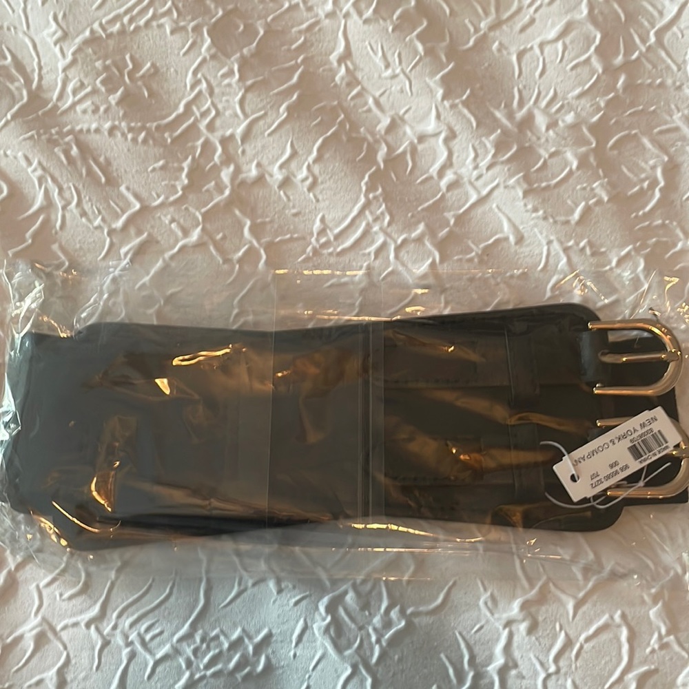 NWT NY&C Double Buckle Belt – Medium